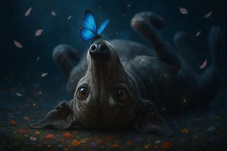 Whimsical Greyhound's Night