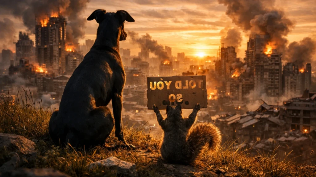 TAO Animal Center - Odd Minds - Reflections Amidst Ruins